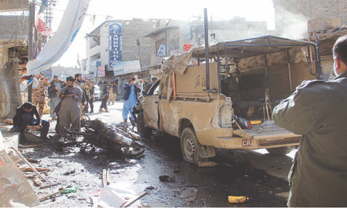 Nine injured in Quetta blast targeting FC vehicle