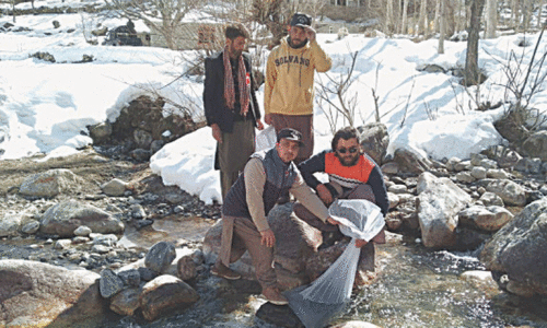 Over 50,000 trout seeds released in Lotkoh River