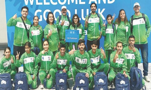 Pakistan squad reaches Turin for World Winter Special Games
