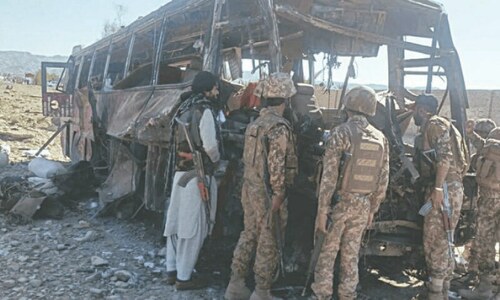 Five martyred in ambush on forces near Noshki