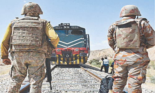 Plan to use drones for trains’ security in Balochistan