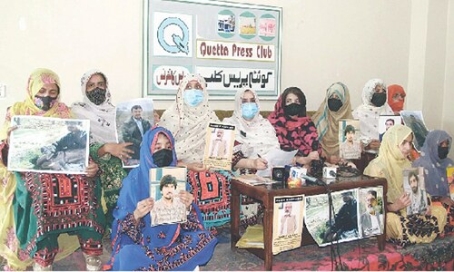 Family of missing Nasir Qambrani threatens road blockade