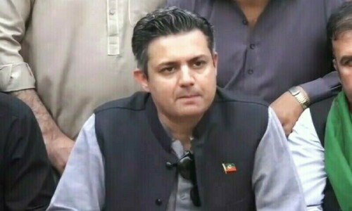 Hammad Azhar steps down from PTI office for 3rd time Hammad Azhar steps down from PTI office for 3rd time