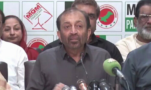 MQM will try to convince PM Shehbaz to further lower power rates: Farooq Sattar