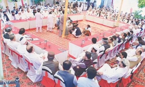 Bannu jirga asks govt to establish writ without launching operation