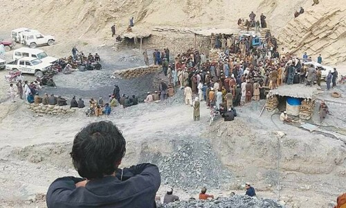 Afghan miner killed in Duki accident