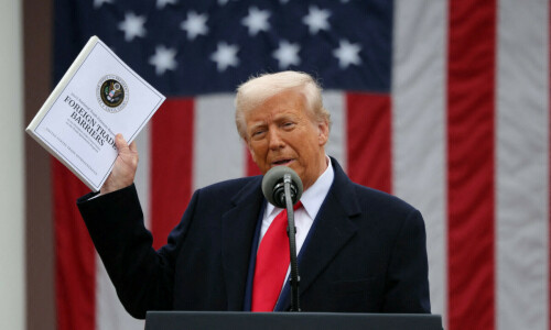 Trump remains defiant as world markets collapse on ‘Black Monday’ Trump remains defiant as world markets collapse on ‘Black Monday’
