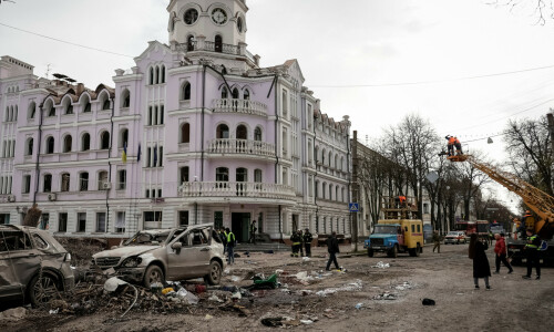 Russian strike on Ukraine’s northeastern city kills 34 Russian strike on Ukraine’s northeastern city kills 34
