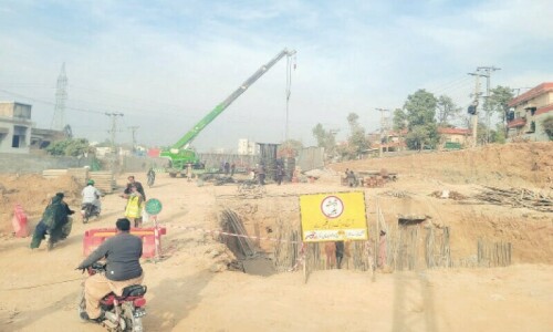Islamabad&rsquo;s Adiala Road Flyover project likely to miss April 15 deadline