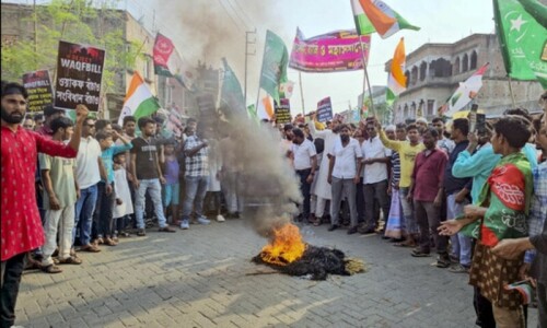 Protests against Muslim land law turn violent in India