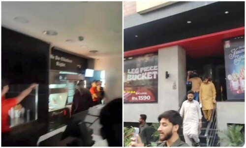 Islamabad police detain 5 for vandalising fast food chain outlet in sector E-11