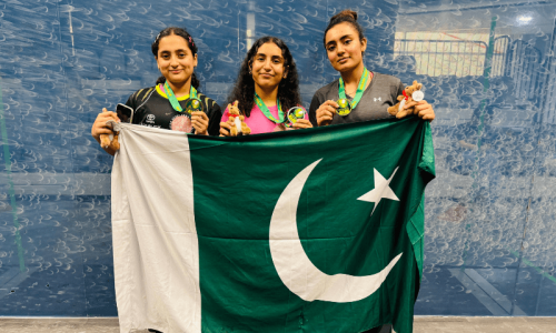 Pakistan dominates squash courts with 4 gold, 1 silver at Australian Junior Open Pakistan dominates squash courts with 4 gold, 1 silver at Australian Junior Open