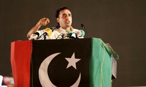 &lsquo;I am here to save Indus River&rsquo;: Bilawal again denounces canal project, threatens withdrawing govt support
