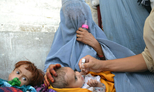 Over 2.6m to be administered polio drops in Balochistan Over 2.6m to be administered polio drops in Balochistan