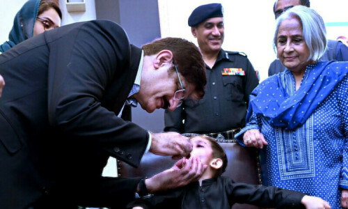 10.6m children to be vaccinated in Sindh as polio eradication drive kicks off 10.6m children to be vaccinated in Sindh as polio eradication drive kicks off