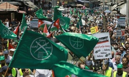 Jordan outlaws Muslim Brotherhood group, confiscates its assets and offices Jordan outlaws Muslim Brotherhood group, confiscates its assets and offices