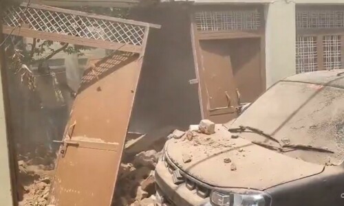 Indian Air Force regrets damage to property in Madhya Pradesh after ‘inadvertent drop of non-explosive aerial store’ Indian Air Force regrets damage to property in Madhya Pradesh after ‘inadvertent drop of non-explosive aerial store’