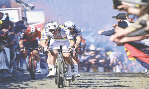 Pogacar clinches Van der Poel duel at Tour of Flanders Pogacar clinches Van der Poel duel at Tour of Flanders