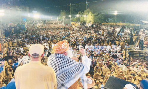 JUI-F holds big rally in Karachi to condemn Israeli brutalities