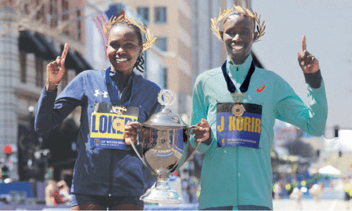 Korir, Lokedi win Boston Marathon