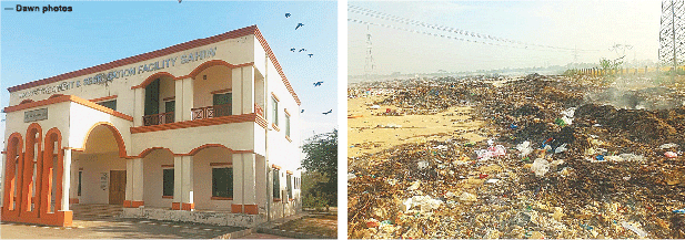 Rs394m waste treatment plant lies idle, turned into dumping site