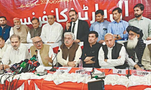 Multi-party conference in KP rejects minerals bill as &lsquo;direct attack&rsquo; on provincial autonomy