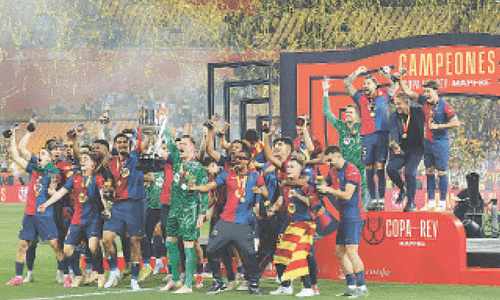 Barcelona edge Real in extra time to win Copa del Rey title