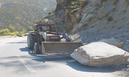 Road clearance begins in Bajaur