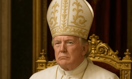 Trump posts spoof picture dressed as pope