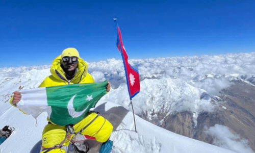 Sajid Sadpara summits world&rsquo;s seventh highest mountain without supplemental oxygen
