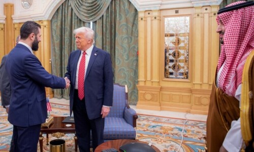 Trump meets Syrian president, says he is looking into normalising ties Trump meets Syrian president, says he is looking into normalising ties