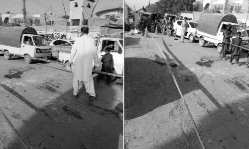 Grenade attack on PPP rally in Quetta leaves two dead Grenade attack on PPP rally in Quetta leaves two dead