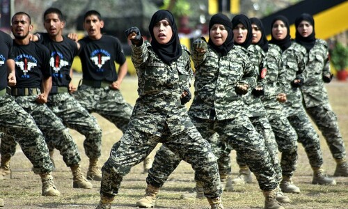 Police conduct security exercise at Swat varsity