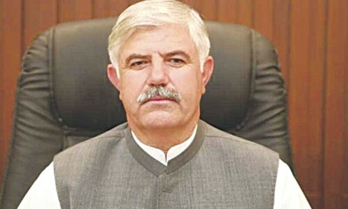 Anti-corruption body stopped from arresting former KP CM Mahmood