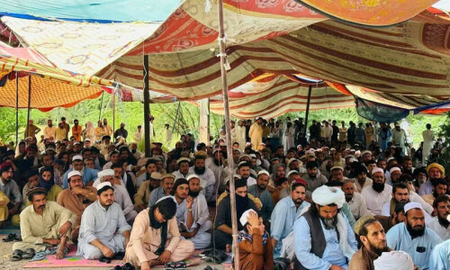 Mir Ali protest continues, locals say will march towards Islamabad if demands not met