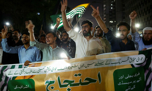 AJK rights group warns of fresh protests after Eid AJK rights group warns of fresh protests after Eid