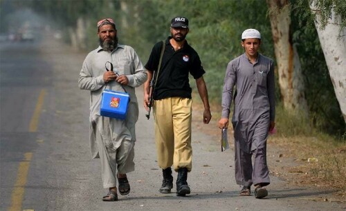 Two polio workers abducted in Tank as nationwide polio drive begins