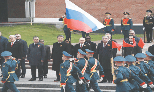 Putin evokes WWII to rally Russians behind Ukraine offensive