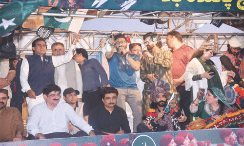 PPP stages show of strength on Victory Day in Karachi PPP stages show of strength on Victory Day in Karachi