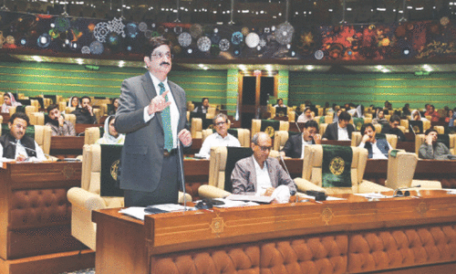 Show of unity as Sindh Assembly condemns Indian aggression