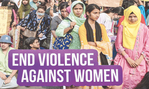 Women protest gender-based violence in Bangladesh