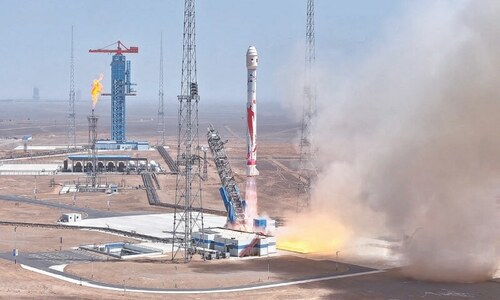China launches improved methane-powered rocket