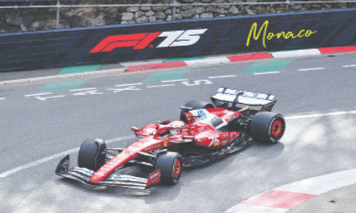 Leclerc fastest for Ferrari in Monaco GP practice