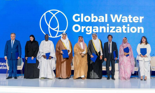 Pakistan signs charter as Global Water Organisation launches operations to address challenges