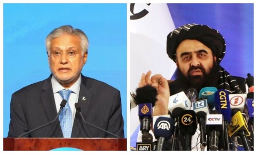 Afghan FM speaks to Ishaq Dar, terms improvement of ties &lsquo;positive development&rsquo;