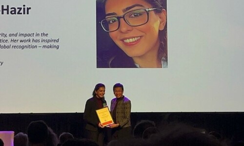Imaan Mazari wins World Expression Forum award for advocacy of rule of law and justice Imaan Mazari wins World Expression Forum award for advocacy of rule of law and justice