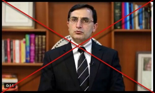 Fact check: Video of PTI’s Barrister Gohar calling for Washington protest against army chief is a deepfake Fact check: Video of PTI’s Barrister Gohar calling for Washington protest against army chief is a deepfake
