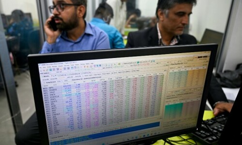 Stocks falter after crossing 126,500-point barrier