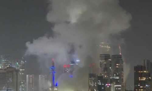 Tel Aviv in smoke as Iran launches missiles under &lsquo;Operation True Promise 3&rsquo; after day-long Israeli attacks