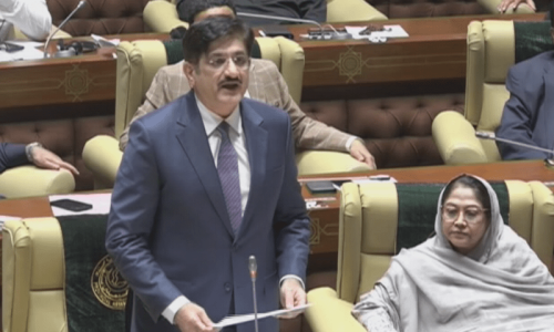 Sindh unveils Rs3.45tr budget amid opposition protest Sindh unveils Rs3.45tr budget amid opposition protest